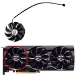 Ventilateur de refroidissement de carte vidéo,88mm,4 broches,PLD09220S12H,RTX 3080,EVGA GeForce RTX 3080 3080 TI 3090 3070,3 pièces - Type FAN A