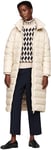 Tommy Hilfiger Doudoune Femme Funnel Maxi Coat Longueur Genoux, Beige (Classic Beige), XXS