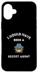 Coque pour iPhone 16 Plus Spy Secret Agent Movie Books Fan Reader Dad Père Mom