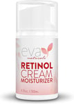 Retinol Moisturizer Cream for Face 2.5% by Eva Naturals 50 ml, Anti-Aging, and