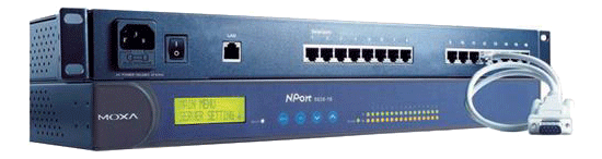 MOXA – NPort 5610 serial port server, 8 port, RS-232, 19 ", 1U (NP5610-8)