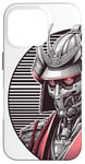 Coque pour iPhone 16 Pro Kabuto Masque Samouraï Culture ancienne du Japon