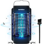 Senelux Bug Zapper, Electric Mosquito Zapper for Indoor and Outdoor 18W, 4200V Insect Fly Pest Trap, Waterproof Mosquito Killer for Flying Insect Control Lamp, Silent and Safe