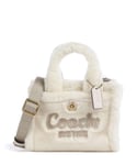 Coach Cargo Shearling 20 Crossover väska cream