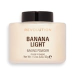 Makeup Revolution, Loose Baking Powder, Poudre, Banana Light, 32g