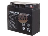 Europower Maintenance-Free Agm 17Ah 12V Battery Europower Ep 17-12