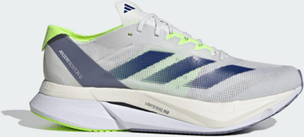 Adidas Adidas Adizero Boston 12 Skor Juoksukengät CRYSTAL WHITE / ROYAL BLUE / LUCID LEMON