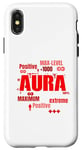 Coque pour iPhone X/XS Graphique rouge Max Aura Red