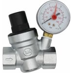 Memkey - DN20 reducteur de pression d'eau 3/4 pouce regulateur de pression eau avec manomètre