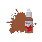 Humbrol Peinture Acrylique NO70 Rouge Brique Mat, Flacon Compte-Gouttes, Db0070, 14 ml