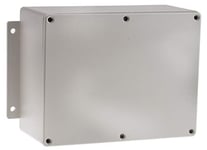 RS PRO Boîtier en aluminium gris - Dimensions extérieures 165,3 x 127,2 x 77,5 mm - IP67
