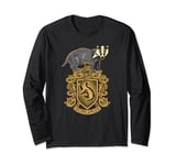 Harry Potter Hufflepuff Sketch Crest Long Sleeve T-Shirt