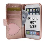 Standcase Glitter Wallet iPhone 7/8/SE 2nd Gen. (Rose Gold)