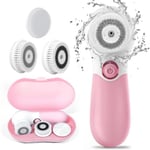 TOUCHBeauty Brosse Nettoyante pour le Visage, Nettoyant Électrique pour le Visage avec 3 TêTes de Brosse Nettoyante pour L'Acné,