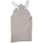 Oeuf bunny ears blanket - light grey