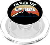 I'm With The New Yorker Gifts PopSockets PopGrip for MagSafe