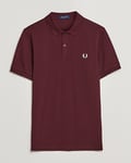 Fred Perry Plain Polo Shirt Oxblood