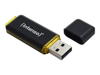 Intenso High Speed Line - Usb Flash-Enhet - 64 Gb - Usb 3.1 - Svart, Gul