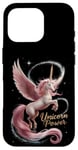 Coque pour iPhone 16 Pro Adorable licorne magique pour fille