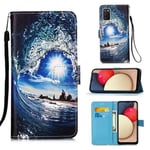 Samsung Galaxy A02S      Designer PU Case      SeaWave