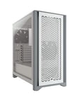 Corsair 4000D Airflow Tempered Glass Mid-Tower, White