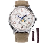 Orient Bambino Sun & Moon 75 Anniversary RA-AK0808S - Herre - 41 mm - Analog - Automatisk - Safirglass