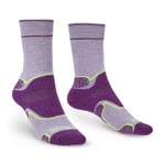 Bridgedale Socks Womens Hike Midweight Merino Boot Lilac/Purple 710280