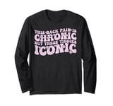 Big Boob Humor Iconic Funny Inappropriate Embarrassing Long Sleeve T-Shirt