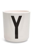 Kids Personal Eco Cup White Design Letters