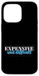 Coque pour iPhone 14 Pro Max Bleu Cher & Difficult (I'm a delight) Blue Graphic