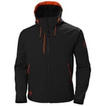 Veste Softshell – Chelsea Evolution – noir/orange - taille XL HELLY HANSEN