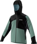 Adidas Xperior Hybrid Rainready Jacket Men regnjacka Silver Green/Black XL - Fri frakt