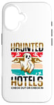 iPhone 16 Haunted hotels check out - Halloween Hunting Ghost Hunter Case