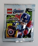 Lego Marvel Avengers 242212 Captain America - Foilpack Neuf et scellé