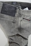 new mens DIESEL D-STRUKT 009MY JEANS size W36 L32 leg Stretch grey