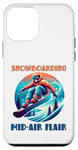 Coque pour iPhone 12 mini Snowboard Mid-Air Flair