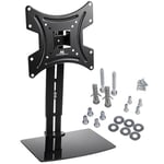 Wall mount for TV with shelf Maclean, max. 20kg, max. VESA 200x200, for TV 15-42", MC-451