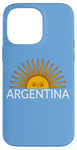 Coque pour iPhone 14 Pro Max Drapeau de l'Argentine - Soleil de l'Argentine - Maillot de sport