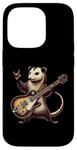 Coque pour iPhone 14 Pro Retro Possum Rock Music Men Kids Women Funny Opossum Rock