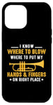 Coque pour iPhone 13 Pro Max Know Where To Blow & Put My Hands & Fingers On Right Place