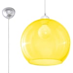 Pendant la lumière jaune ball l: 30, b: 30 h: 80, E27, dimmable