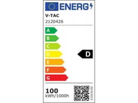 Vtac Led Gatelys V-Tac Samsung Chip Med Regulering 100W 120Lm/W Vt-139St 4000K 11480Lm 5 Års Garanti