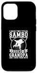 Coque pour iPhone 12/12 Pro Sambo Grandpa Sambo Fighter Sambo Arts martiaux