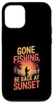 iPhone 12/12 Pro Gone Fishin' Funny Fishing Outdoors Case