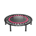 NEWRX 40/50 '' Trampoline INDOOOOOOR Gym Fitness Trampoline pour Adultes Enfants Sauvegarde Sauvegarde Sports Sport avec 3 Niveaux Barre de poignée réglable (Color : 40inch No Handle)