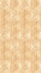 Livingwalls Papier peint photo 398681 - Effet 3D orange/beige - Papier peint intissé de qualité supérieure avec motif sur 3,71 m x 2,80 m - Fabriqué en Allemagne