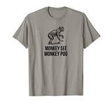 Funny Monkey See Monkey Poo T-Shirt