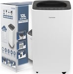 12L Dehumidifier for Home with Digital Humidity Display, Sleep Mode, Continuous