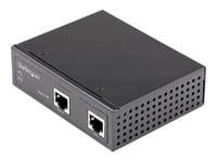 StarTech.com Injecteur PoE Gigabit Industriel - 30W 802.3at PoE+ Midspan 48V-56V CC DIN Rail - Injecteur Power Over Ethernet / -40 à +75°C - Caméras/Capteurs/Points d'Accès Wifi (POEINJ30W) -...