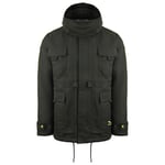 Puma x Central Saint Martins Mid Length Black Hooded Mens Jacket 598583 01 - Size X-Small